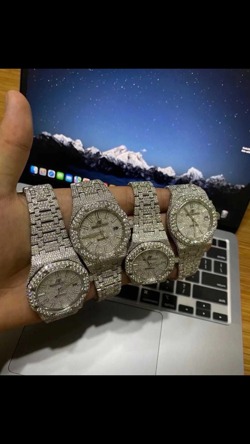 RELOJES AUDEMARS PIGUET 100% MOISSANITE CALIDAD 1:1 VARIOS MODELOS Y COLORES CON CAJA CERTIFICADO PREGUNTA POR EL TUYO!!