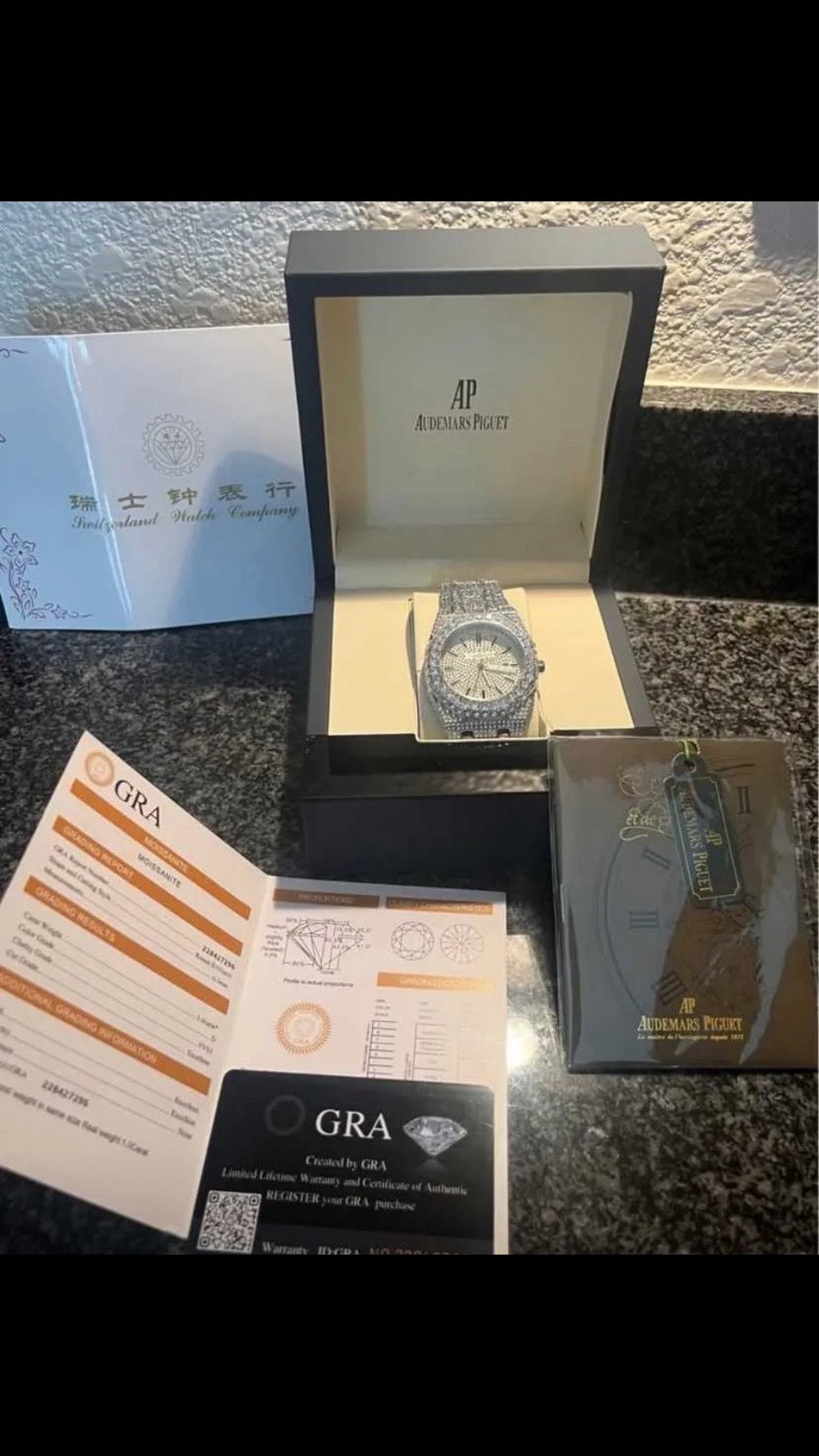 RELOJES AUDEMARS PIGUET 100% MOISSANITE CALIDAD 1:1 VARIOS MODELOS Y COLORES CON CAJA CERTIFICADO PREGUNTA POR EL TUYO!!