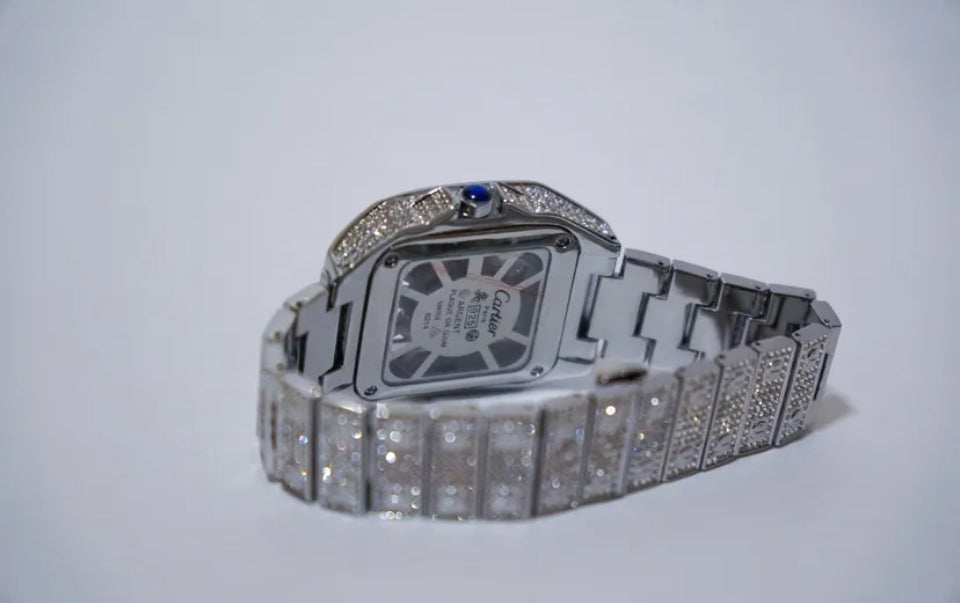 RELOJES CARTIER 100% MOISSANITE 1:1 VARIOS MODELOS Y COLORES CON CAJA CERTIFICADO PREGUNTA POR EL TUYO